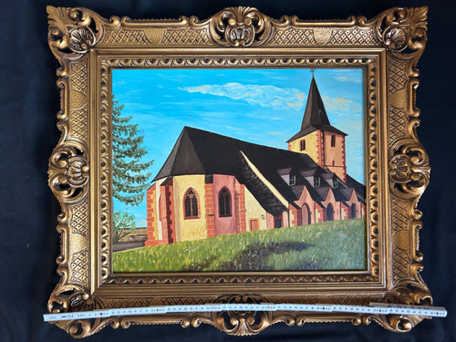 ölgemälde kirche 55767 - Ölgemälde,, zu