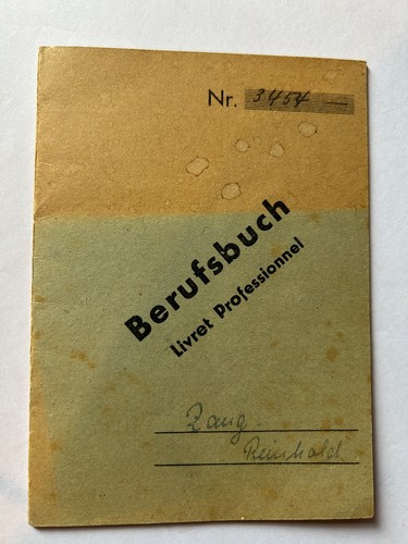Berufsbuch 1948 zang - 1948,,