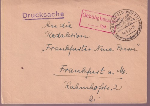 Gebühr bezahlt