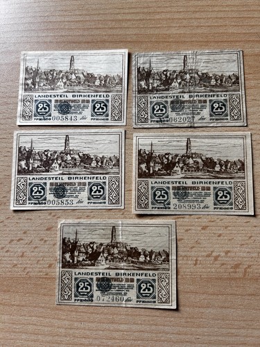 Stück pfennig notgeld - stück, 25