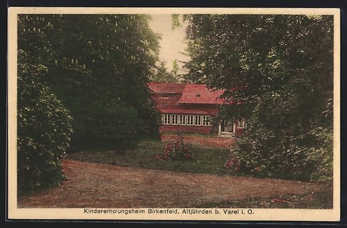 Ansichtskarte altjührden - ansichtskarte, b