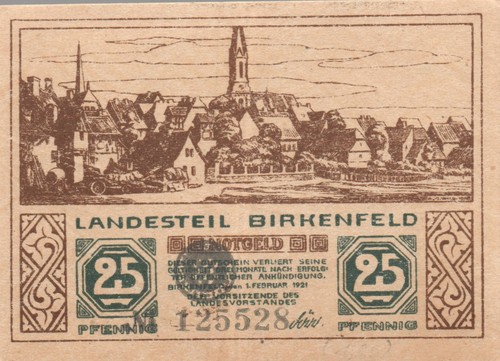 Schein gutschein notgeld - 1,