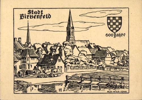Birkenfeld der nahe - ak,